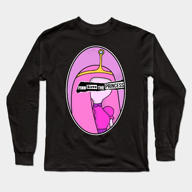 Finn save the Princess Long Sleeve T-Shirt by demonigote